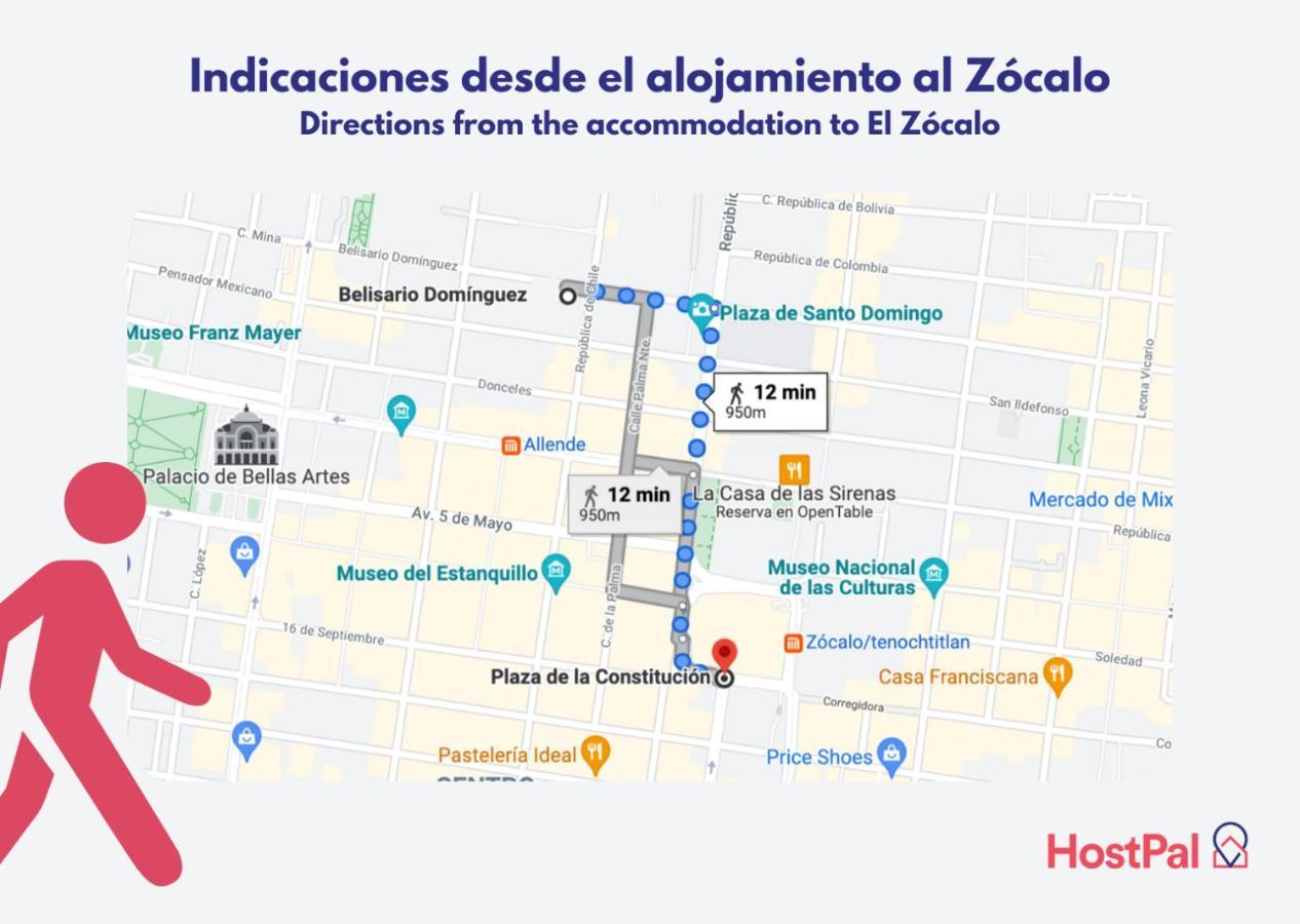 Mexico Historic Center Modern Apartment Luaran gambar